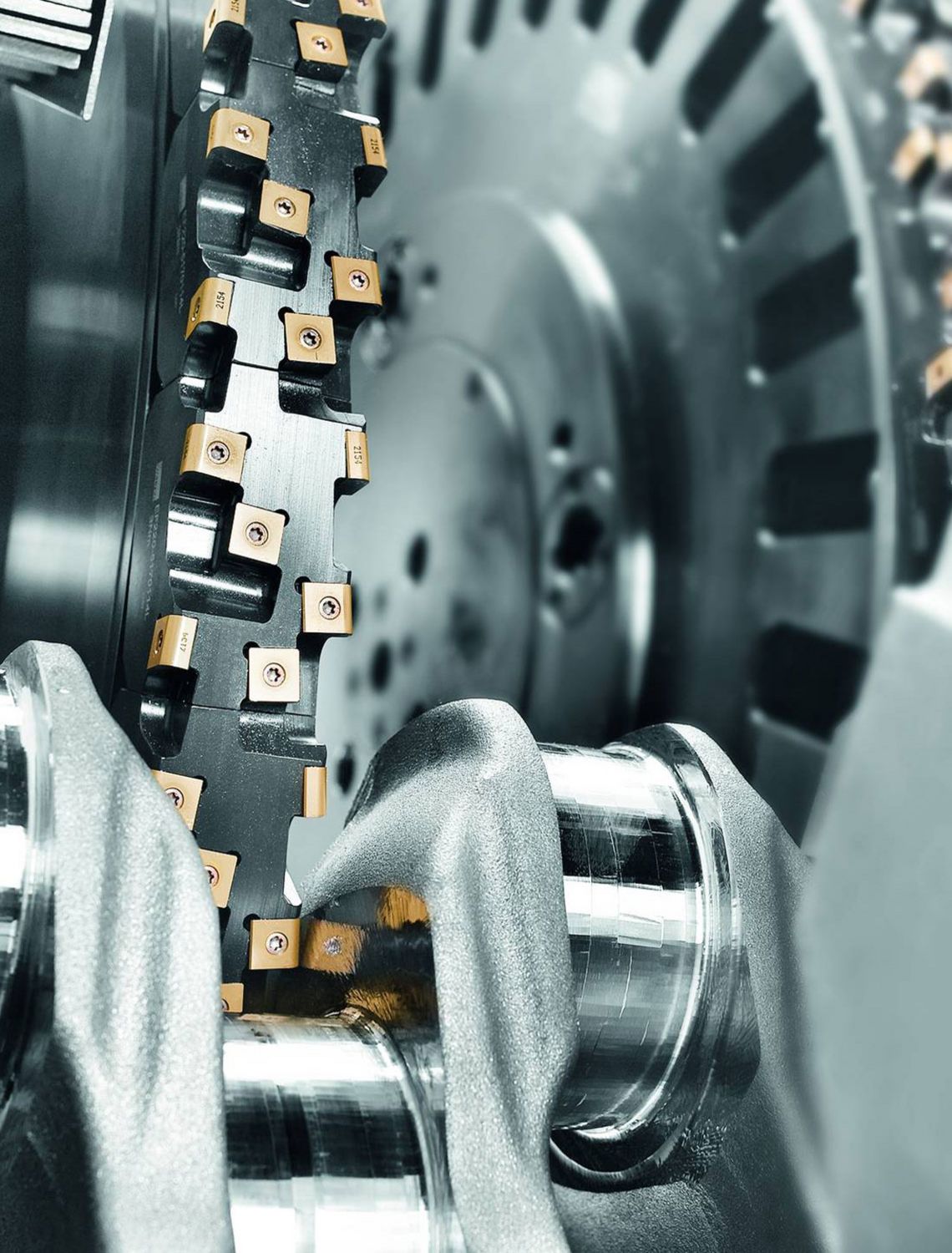 HELLER RFK: Außenfräsen von Kurbelwellen Kurbelwellen-Produktionssysteme RFK: Außenfräsen