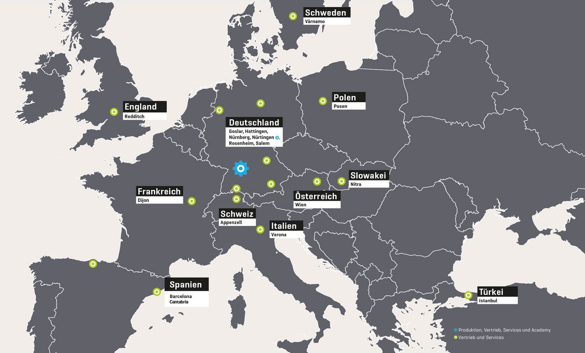 HELLER Servicestützpunkte Europa HELLER Servicestützpunkte Europa